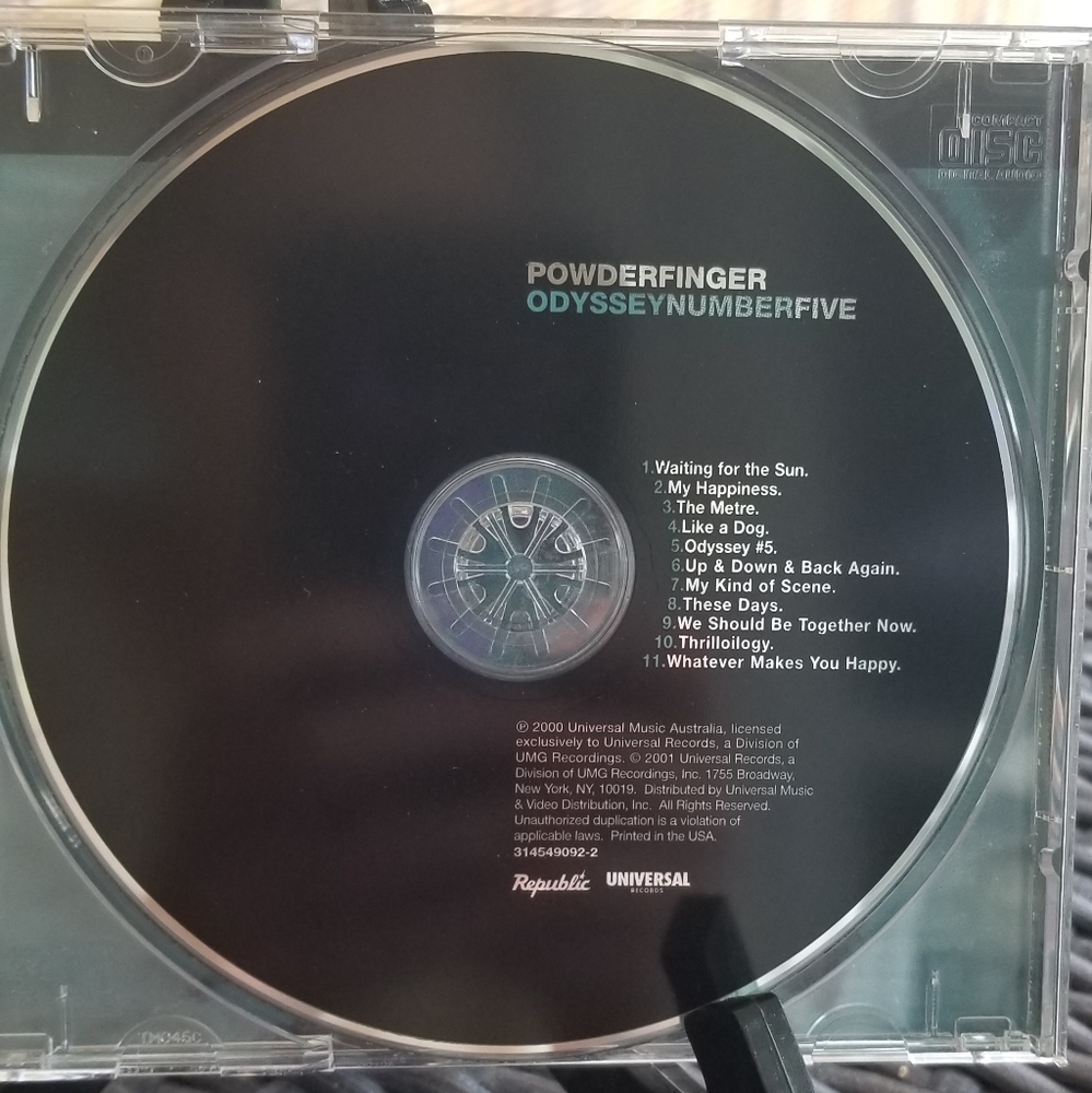 Powder Finger CD - Picture 3 of 3